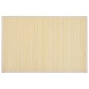 6 Bambus kuvertbrikker 30 x 45 cm naturlig