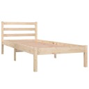 vidaXL Sengeramme heltre furu 75x190 cm 2FT6 Small Single