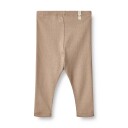 Wheat Rib Leggings Maddy Soft Brown (62 / 3 mnd)