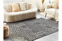 Khenifra Bomullsteppe 160x230 cm - Svart/hvit