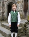 Salto Festdrakt med grønn vest til gutt 10 år   140 cm