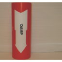 Damp rørmerkingstape 160 mm x 10 meter