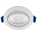 EcoDim ED-10028 LED-downlight Ø75 mm 2700K hvit