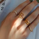 Wow Mom Ring Forgylt-Sølv Sterling 925 52 Eurosize