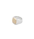 Tom Wood Jewellery The Cushion Goldtop Ring Gull  female 54