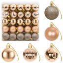 vidaXL Juleballsett 100 stk. Rosegull 4 cm Polystyren