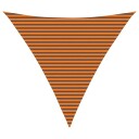 vidaXL Solskygge seil Oransje og Brunt 5 x 5 x 5 m