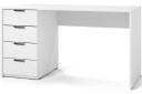 Skrivebord Barold 140x60 cm   Hvit