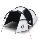  telt for camping 3 personer hvit blendingsstoff vanntett