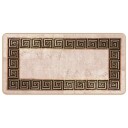  Teppe Runner MARSA Svart 50 x 100 cm Polyester og PVC