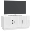  TV skap Høgglans hvit 99 x 34,5 x 47 cm Konstruert tre