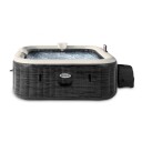 Oppblåsbar boblebad firkantet massasjebasseng 6 personer 239x71 cm tilbehør premium INTEX 28452