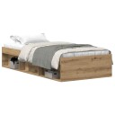  Sengeramme uten madrass artisan eik 75x190 cm konstruert tre 3329310