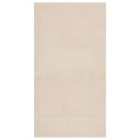 vidaXL Shaggy-teppe beige 120x183 cm polyester