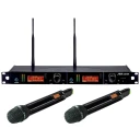 Jts Uf-20r/jss-20 Trådløst System 2-Kanals M/ 2 Håndmik - 510-570 Mhz