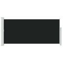 vidaXL Uttrekkbar sidemarkise 140 x 300 cm svart