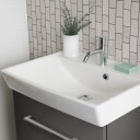 Dansani Cappella vask 62 cm porcelæn hvid