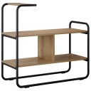 vidaXL Konsollbord Artisan eik 80 x 35 x 75 cm Konstruert tre