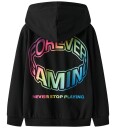 name it Nkmdario Ps Nreg Sweat Wh Bru Bfu Black 122-128