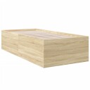  Sengeramme sonoma eik 100x200 cm konstruert tre 8721102615986