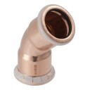 Geberit Mapress 28 mm Kobber Bøy 45° Rørdel med Pressindikator