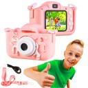 Extralink Kids Camera H29 Single Pink | Digitalkamera | 1080P 30 Fps, 2,0" Skjerm