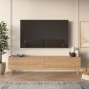 TV-benk Hanah Home Future (180 x 43,3 x 31,6 cm) Eik - Eik