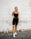 Bumpro Perfect Rib Croptop Blackout - XS
