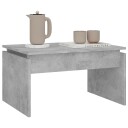 vidaXL Salongbord betonggrå 68x50x38 cm sponplate