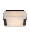 Covet Low Clip Solitaire Flush Mount Bronze