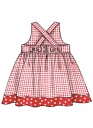 McCall's 8519 - Kjole romper & hatt A  S-M-L-XL 