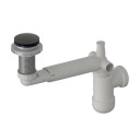 Vikingbad Preloc Vannlås & Popup Ø40/32mm Børstet Svart