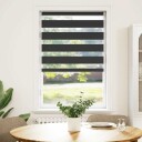  Sebragardin svart 70x100 cm stoff bredde 65,9 polyester