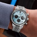 Timex Marlin Quartz Chronograph Steel 40mm Ice Blue Dial