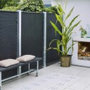 Stålstolpe PLUS 80x80 mm for Nedstøping Galvanisert Stål, H: 2680 mm