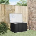 vidaXL Oppbevaringskasse 109x67x65 cm antrasitt