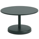 Muuto Linear Steel Salongbord Ø70 cm Dark Green