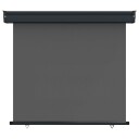 vidaXL Balkong Side Markise 60 x 250 cm 100% polyester jern stål