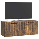  Vegghengt TV skap Røkt Eik 78,5 x 31 x 30 cm Konstruert tre