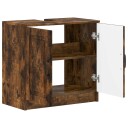 vidaXL Baderomsvaskeskap UTRECHT Røkt Eik 59,5 x 31,5 x 59 cm