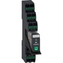 Schneider Electric 10 stk Relé med stikkontakt+LED+test 2CO 24VDC push-in, RXG22BDPVP