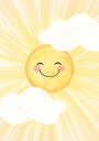 Happy Smiling Sun Plakat / 50x70