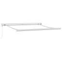 Manuell uttrekkbar markise brun 300x250 cm