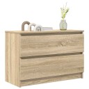  TV benk sonoma eik 80x35x54 cm konstruert tre