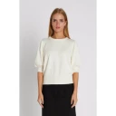 RUE de Femme Dame Strikkevarer Hvit XL,