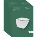 Porsgrund Spira Art 6245 Veggh. Toalett Rimfree Hvit