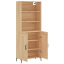 vidaXL Highboard sonoma eik 69,5x34x180 cm konstruert tre 8720845933272