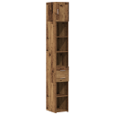  Slim Storage Cabinet Gamle treverk 30x42.5x225 cm Ingeniørtre