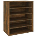 vidaXL Skohylle r?kt eik 60x35x70 cm konstruert tre