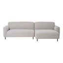 Salvador sofa venstrevendt lysegrå.